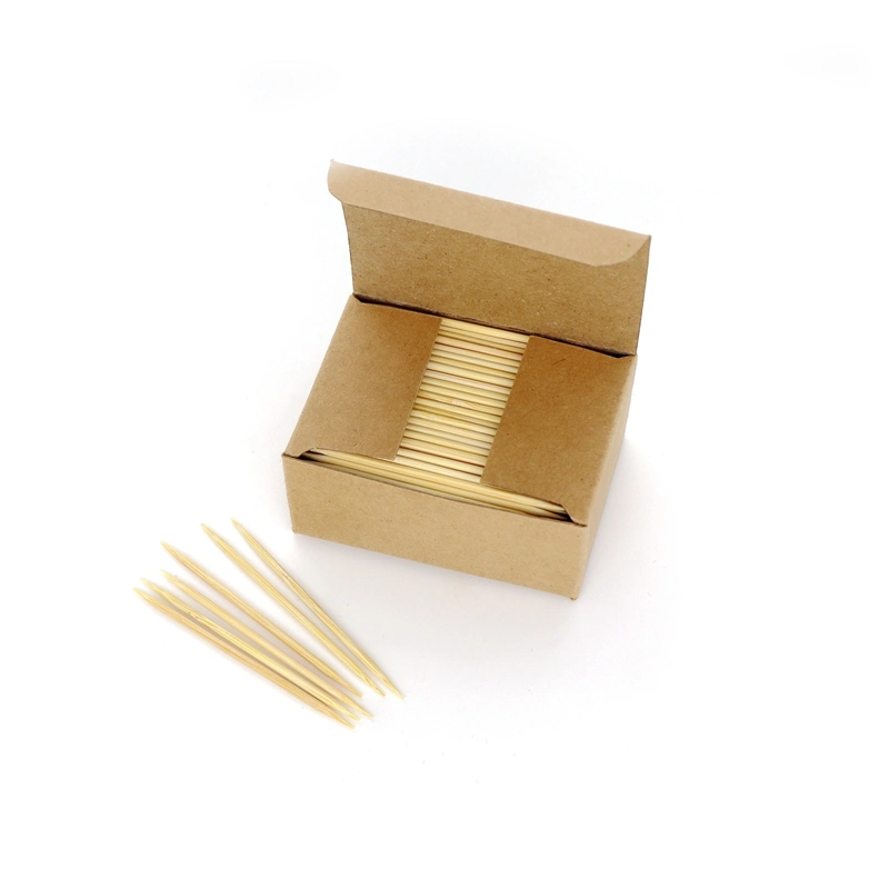 Factory Price Eco-Friendly Disposable Custom Food Toothpicks Bamboo Toothpick China