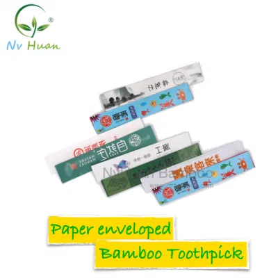 Individual Plastic Wrap Bamboo Toothpick